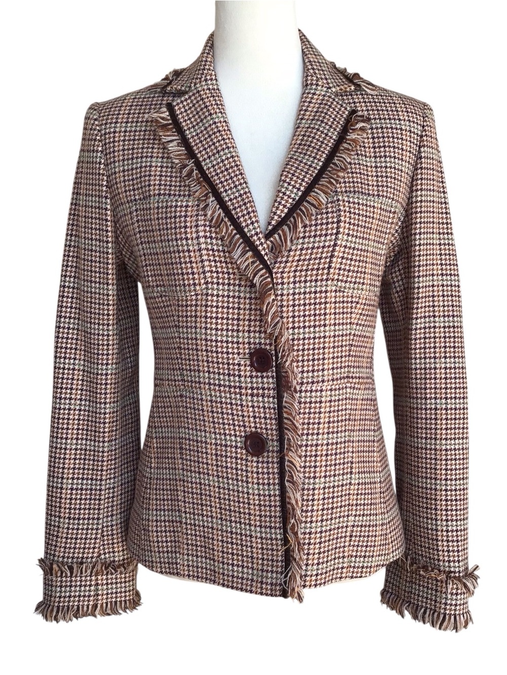 ADEC2 Tweed Wool Blazer